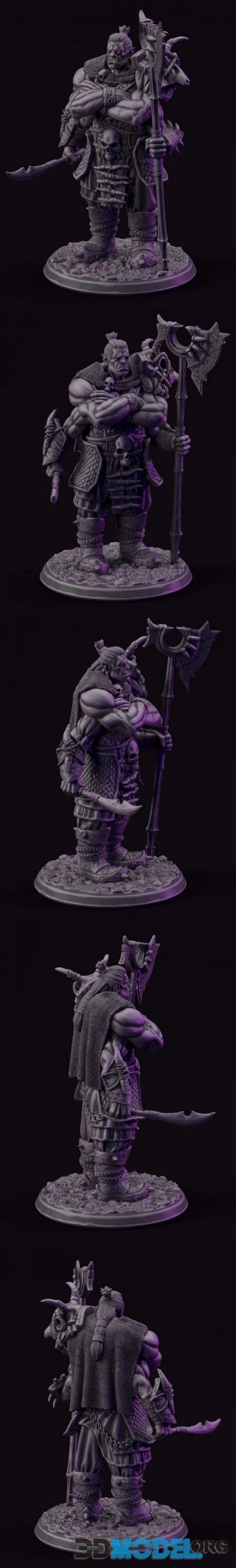Drenosh The Orc God – Sculpture