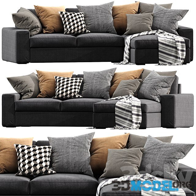 Kivik sofa with Chaise Lounge by IKEA