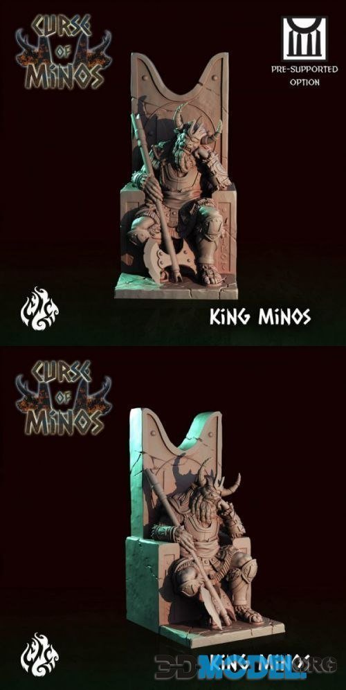 King Minos – Printable Sculpture