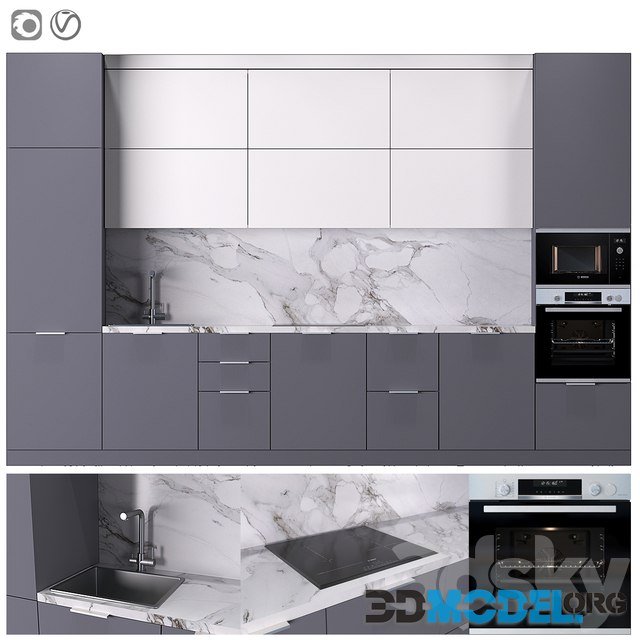Kitchen 017 (Bosch Serie 6 appliances)
