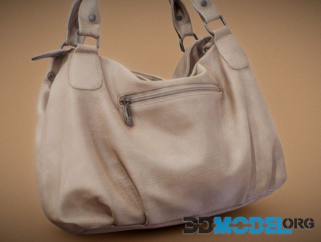 Light Brown Leather Handbag