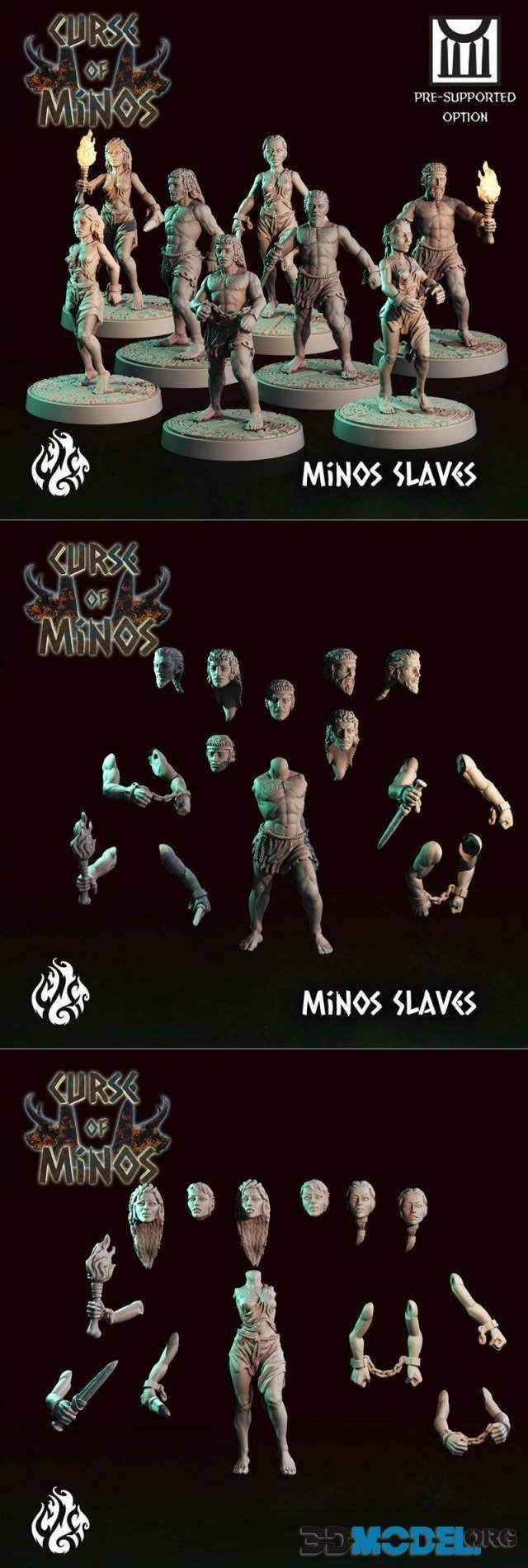 Minos Slaves – Printable Set