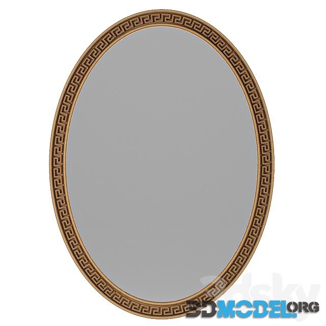 Oval Mirror Versace