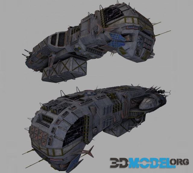 3D Model – Morena smuggler ship