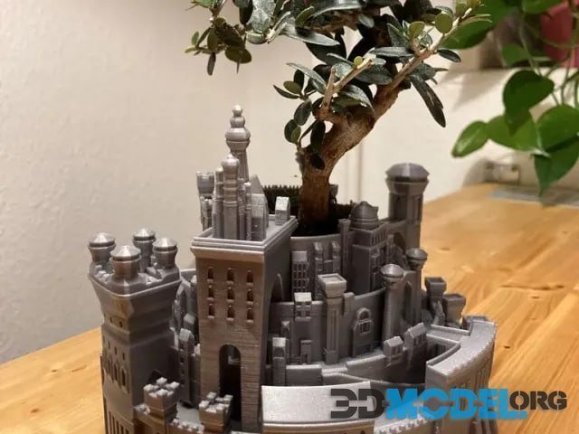 New castle planter (Printable)