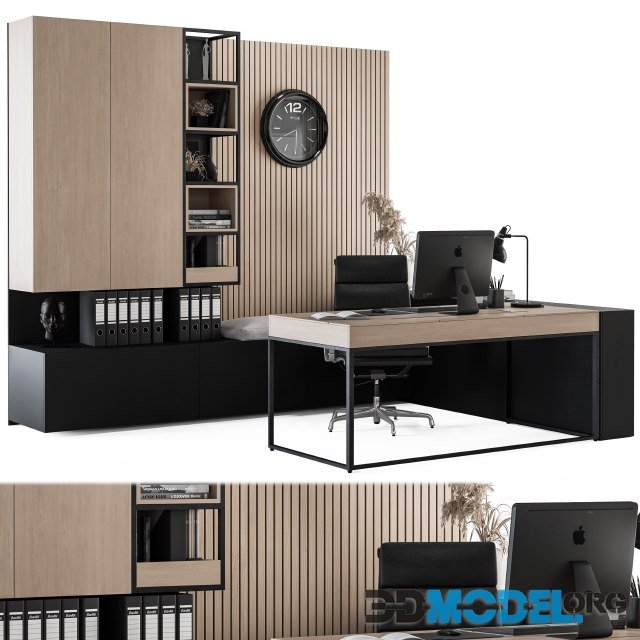 Modern Office Furniture Manager Set 11