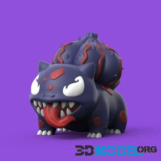 Pokemon Toxel Toxtricity 3D model 3D printable