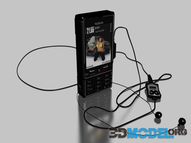 Retro cell phone Nokia 3250