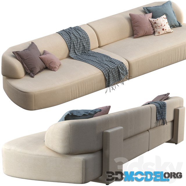 Modular sofa Moroso Gogan