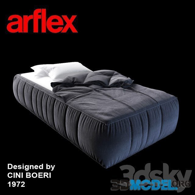 STRIPS bed designed by CINI BOERI 1972 (Arflex)
