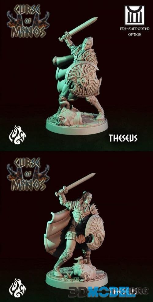 Theseus – Printable Statuette