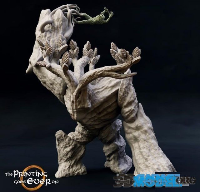 Treant Heavy with Orc Woodcutter (Printable)