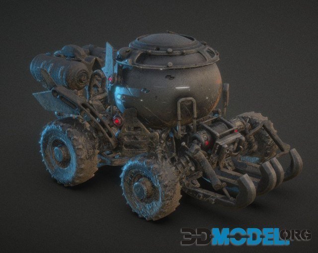Vehicle from 3D my Graphic Novel PBR