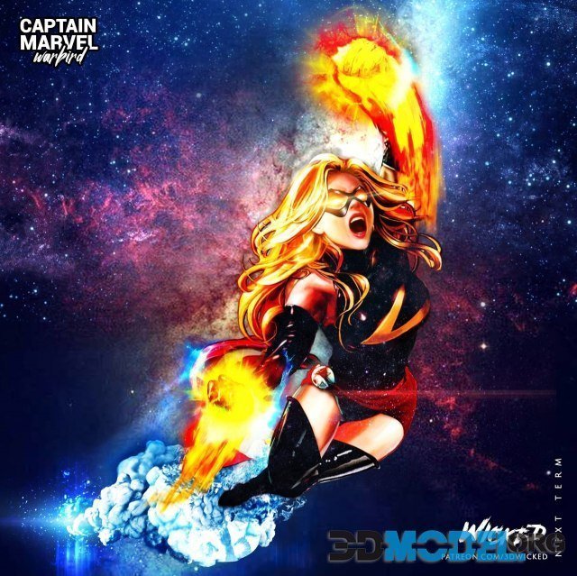 Wicked – Captain Marvel – Printable
