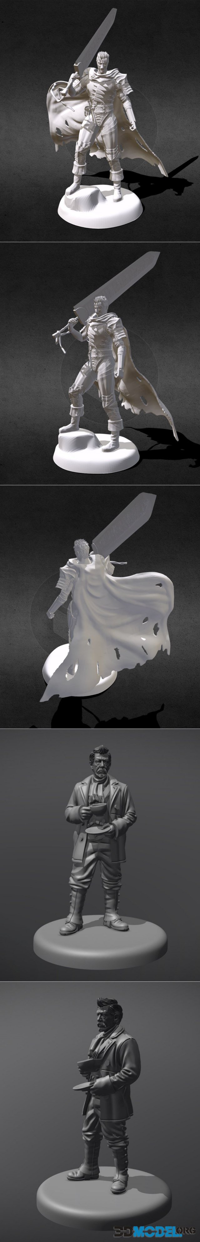 Guts Berserk and The War Doctor – Printable