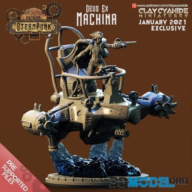 ClayCyanide - Victorian SteamPunk - Deus Ex Machina – Printable