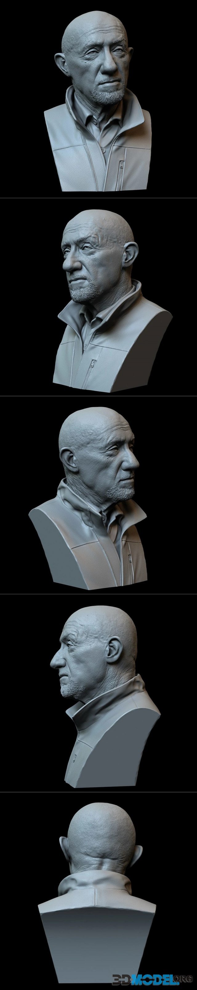 Mike Ehrmantraut (Jonathan Banks) from Breaking Bad and Better Call Saul – Printable