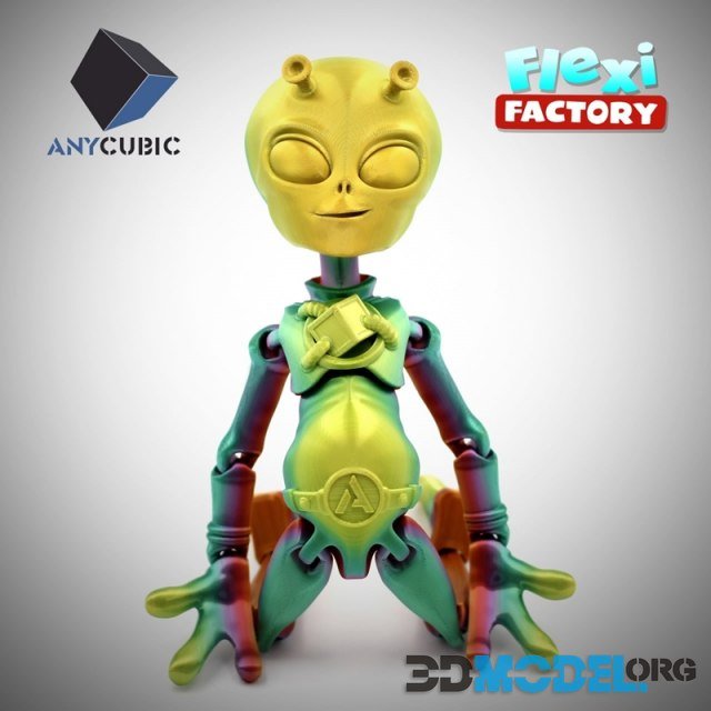 Articulated Flexi - Flexi Factory Anycubic Alien – Printable
