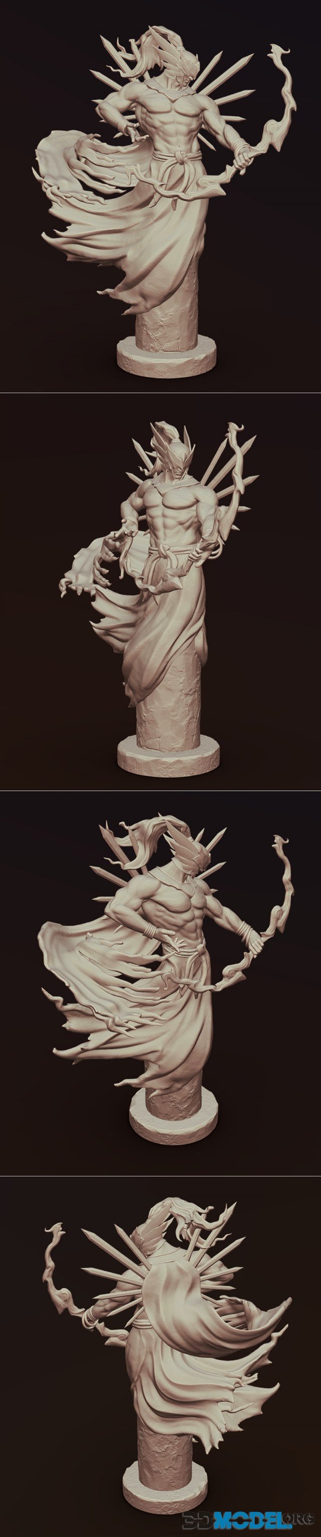 Archer Statue – Printable