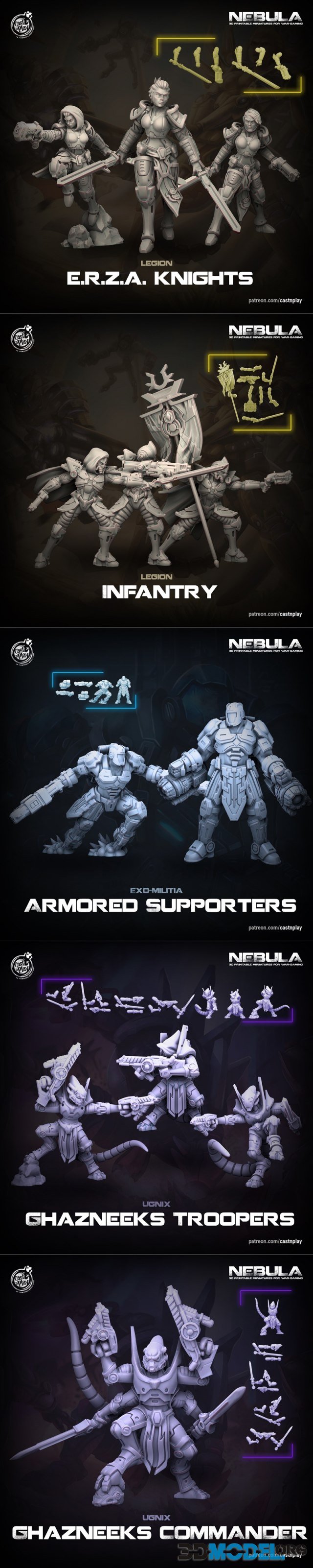 Cast N Play - KS Nebula – Printable