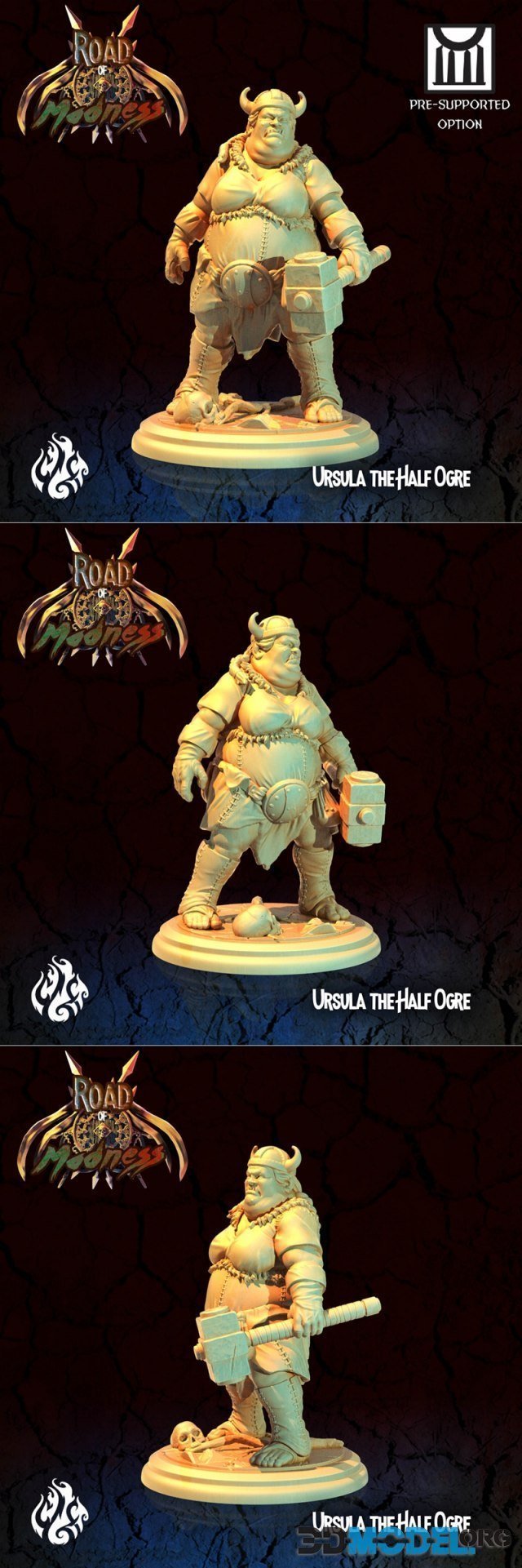 Ursula the Half Ogre Bandit – Printable