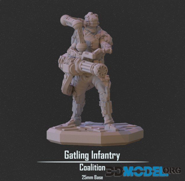 Gatling Infantry – Printable