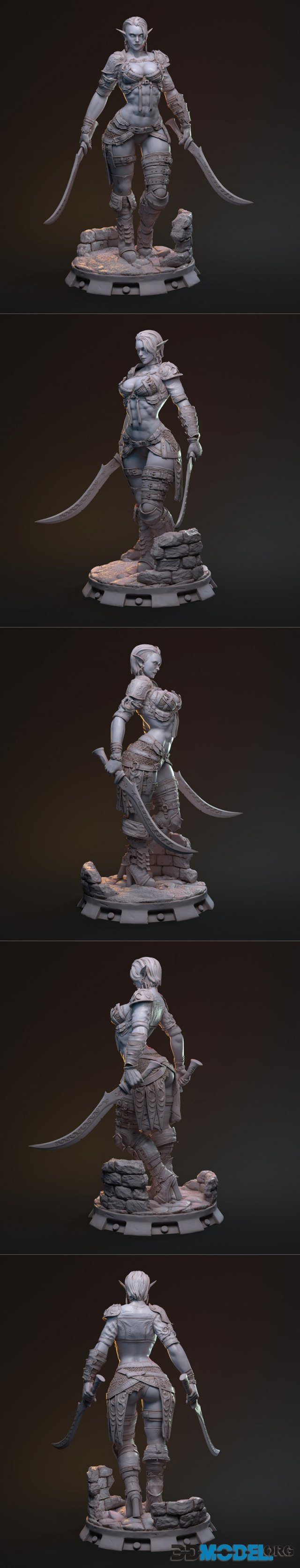 3D Model Sisters Of The Dawn Hanza Printable