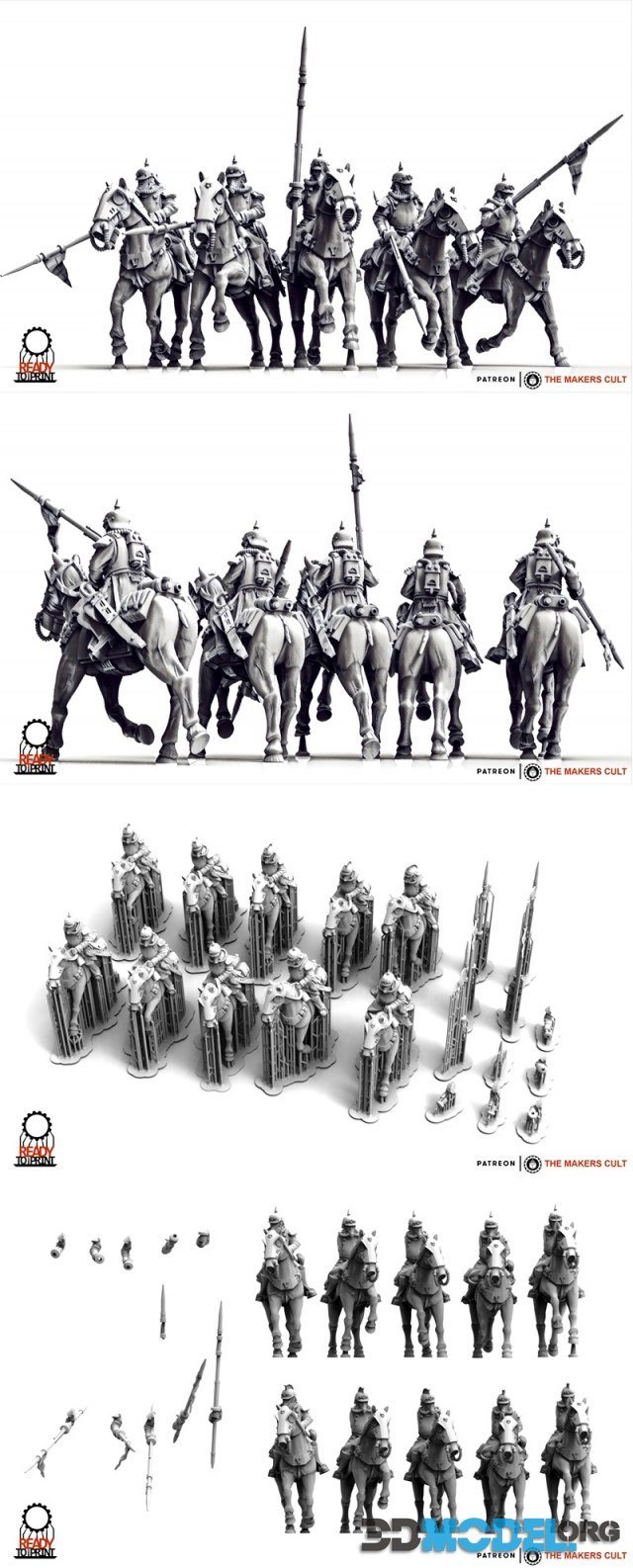 The Makers Cult - Valour Korps - Shock Cavalry – Printable