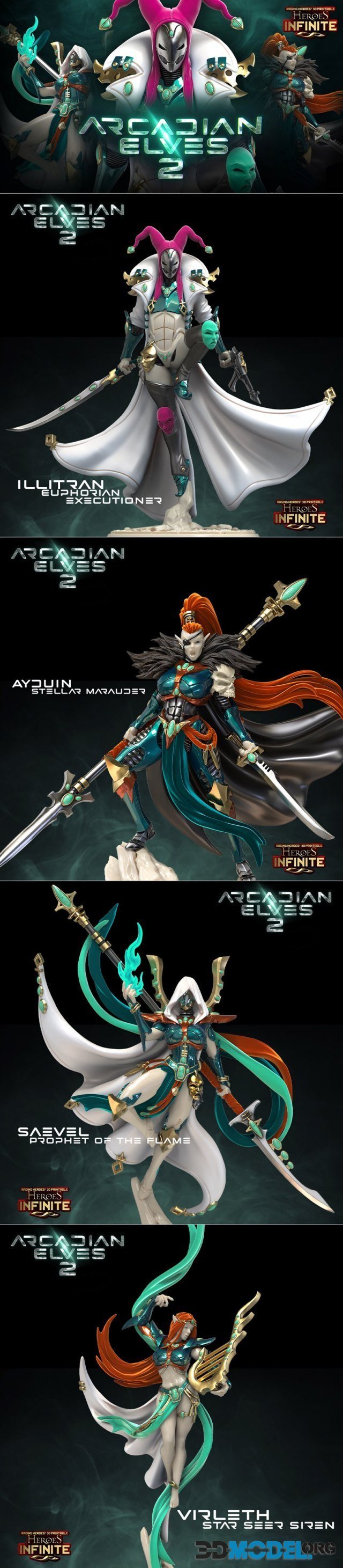 Heroes Infinite - Arcadian Elves 2 August 2022 – Printable