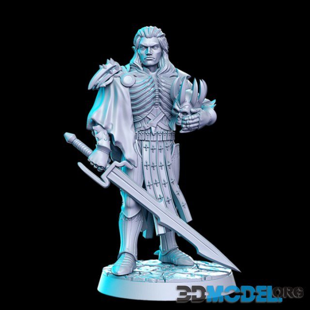 Arnodin (elven deathknight leader) – Statue