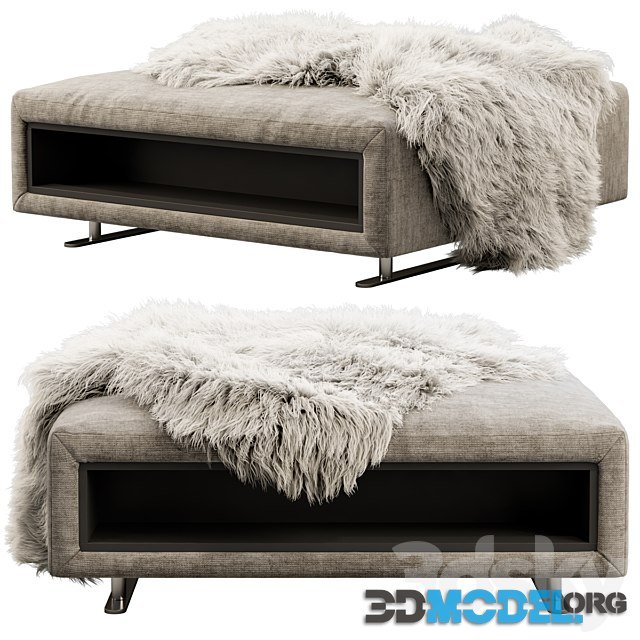 Hampton Footstool with Storage by BoConcept