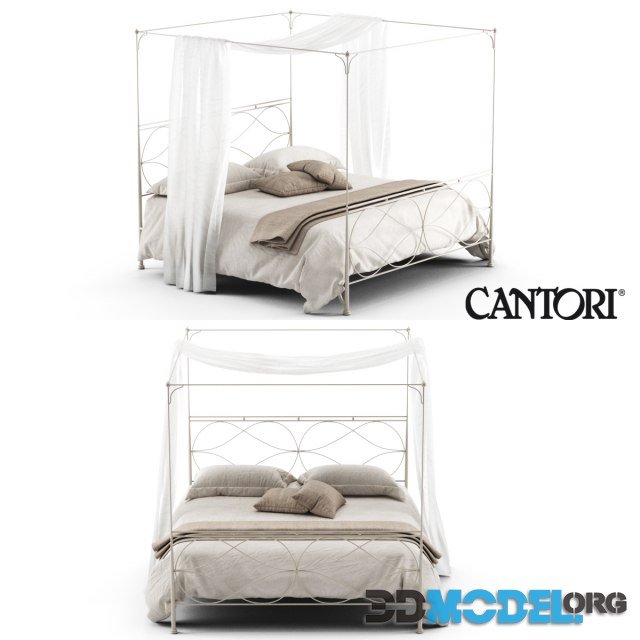 Cantori Raphael bed with curtain