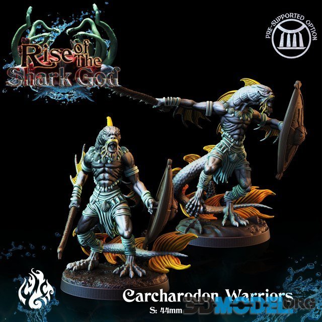 Carcharodon Warriors – Printable