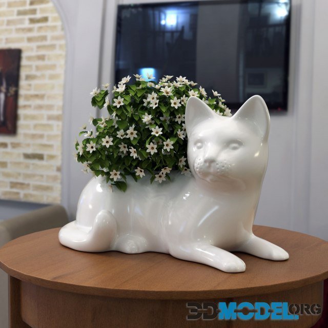 Cat Pot – Printable