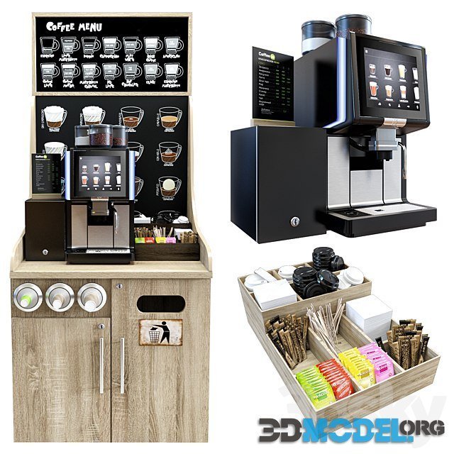 Coffe Shop WMF 1500S with coffee machine
