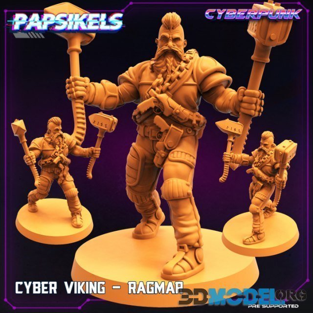 Cyber Viking – Ragmar – Sculpture