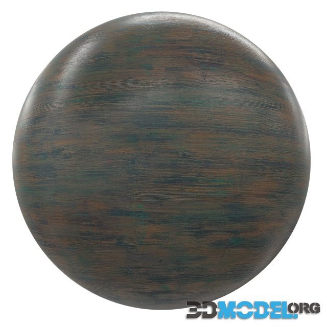 Dark painted wood