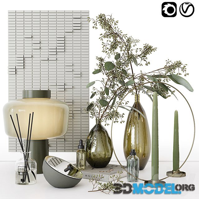 Decor 20 with Green Lamp