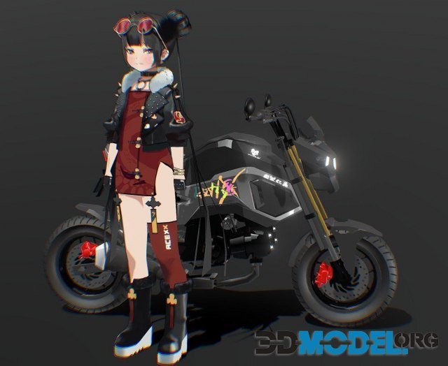 Grom Biker Chick PBR