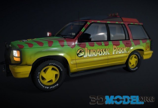 Jurassic Park SUV PBR