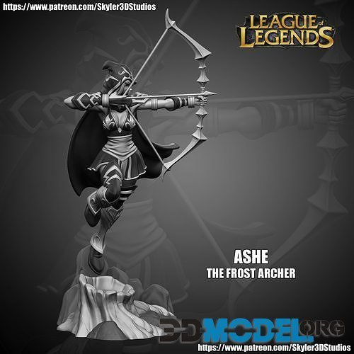 League of Legends Ashe – Printable Figure