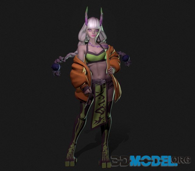 Oni girl PBR