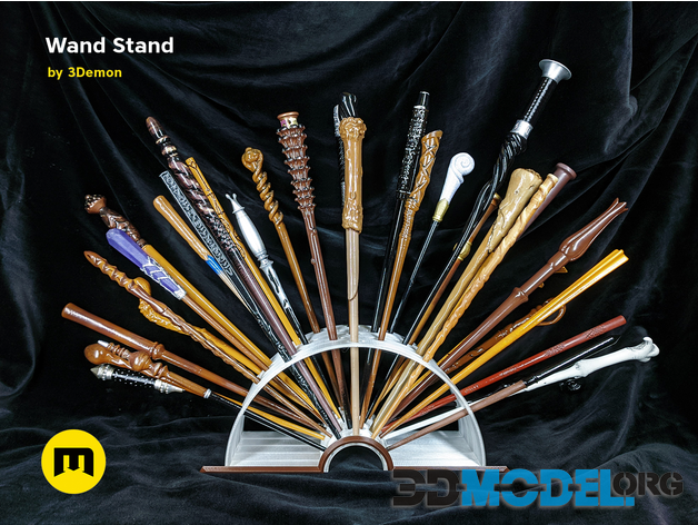 Open Book Harry Potter Wands Stand – Printable