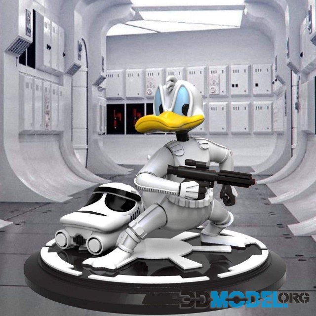 Romwba Designs – Donald as Stormtrooper – Figurine