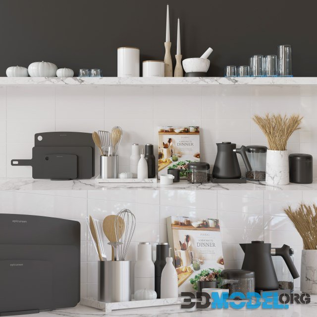 Set 002 Kitchen (products, utensils)