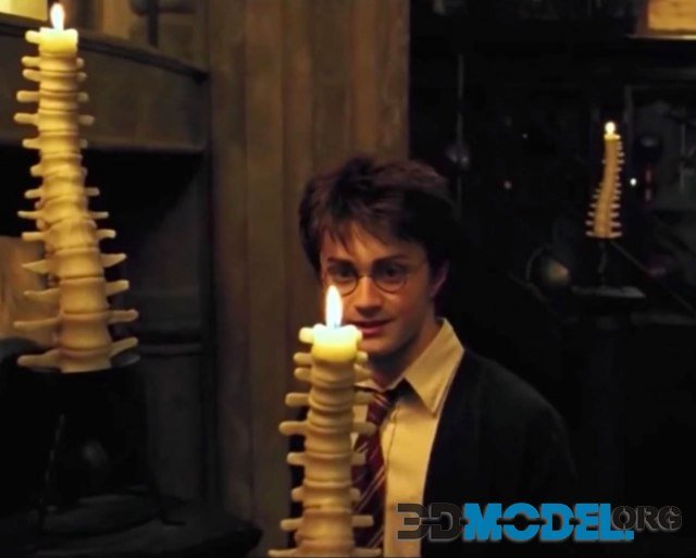 Spine Candle Holder from Harry Potter