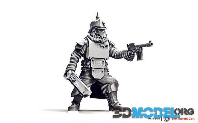 Valour Korps – Shock Sergeant Heinrich – Figure