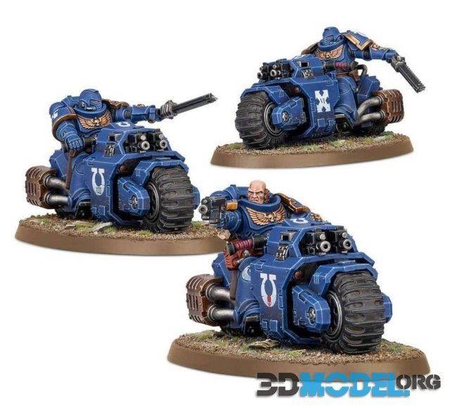 Warhammer Space Marines Outriders – Printable