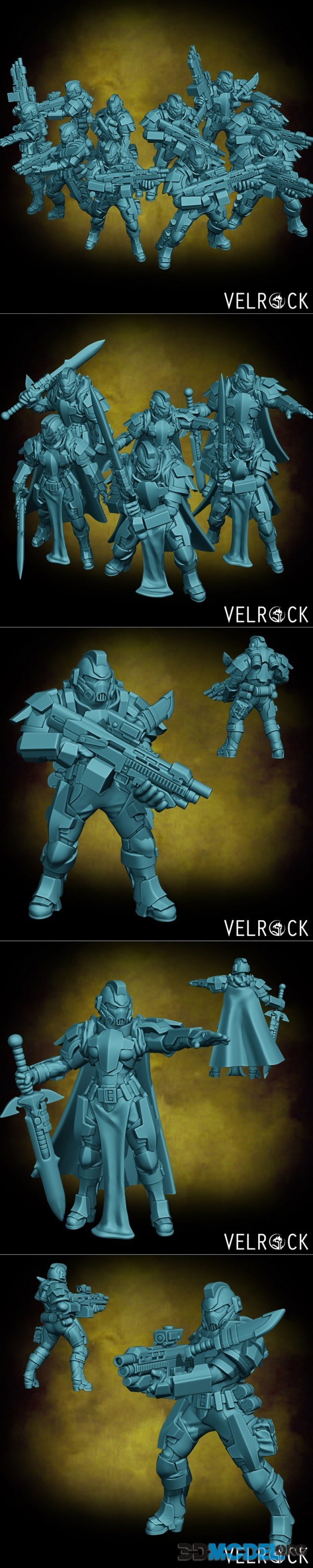 Velrock Art - Tempest Guardsmen Knights Order – Printable