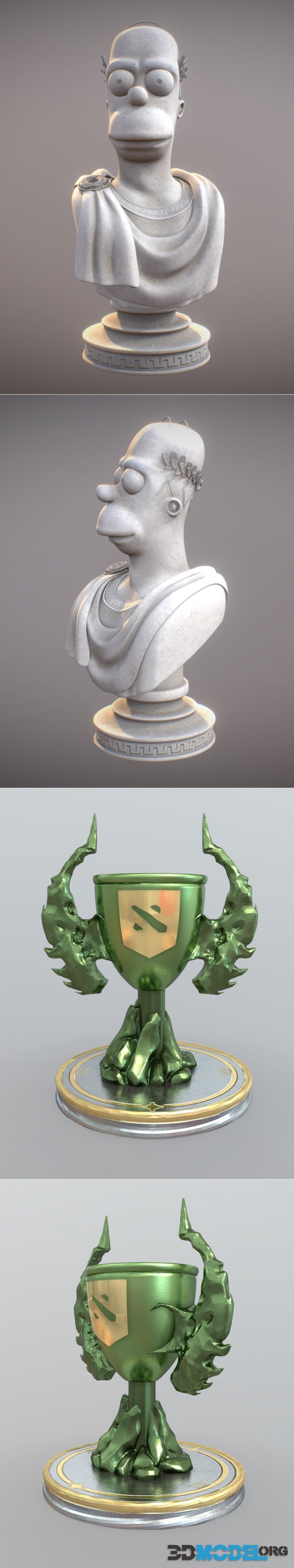 Emperor Homer and Dota 2 - Battle Cup – Printable